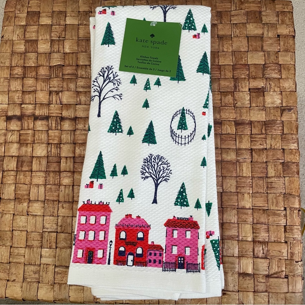 Kate Spade Holiday Kitchen Towels